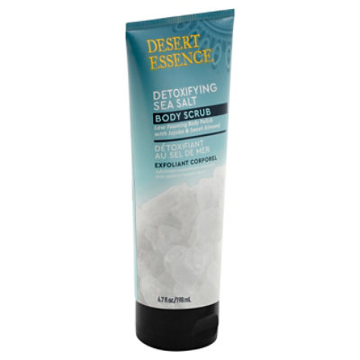Desert Essence Body Scrub Sea Salt Detox - 6.7 Oz