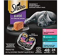 Sheba Seafood Salmon Whitefish & Tuna Wet Cat Food - 2.6 Oz