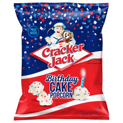 Cracker Jack Popcorn Birthday Cake - 4 Oz - Image 1