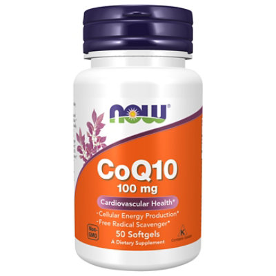 Now CoQ10 Cardiovascular Health Softgels 100 mg - 50 Count - Image 3