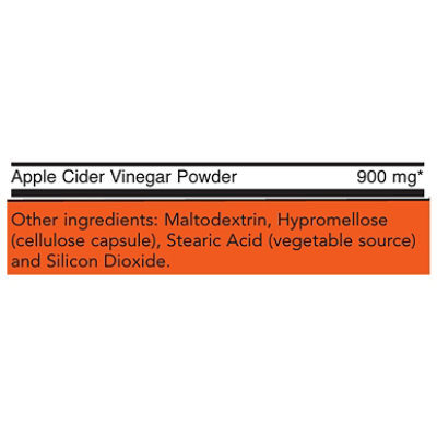 Now Apple Cider Vinegar 450mg - 180 Count - Image 4