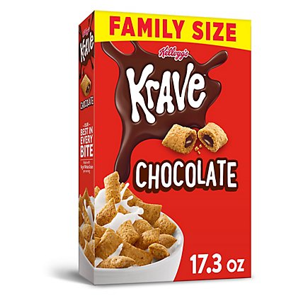 Krave 7 Vitamins and Minerals Chocolate Breakfast Cereal - 17.3 Oz - Image 1