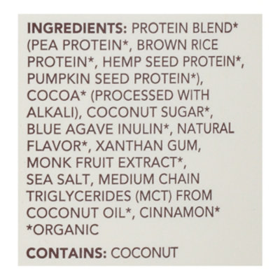 Aloha Protein Powder Organic Chocolate - 19 Oz - Image 5