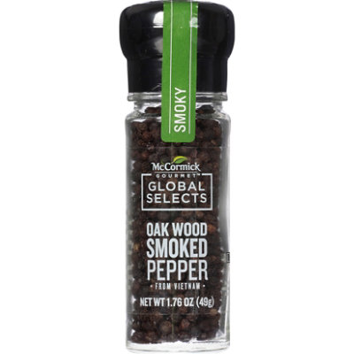 McCormick Gourmet Global Selects Oak Wood Smoked Pepper from Vietnam - 1.76 Oz - Image 1