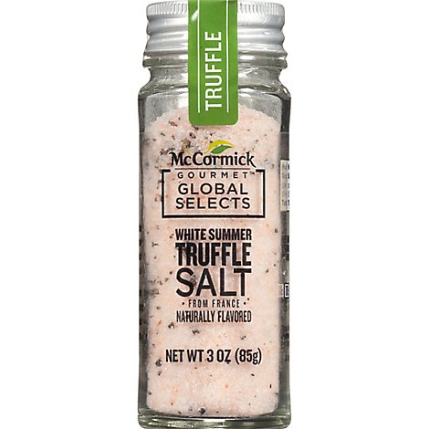 McCormick Gourmet Global Selects White Summer Truffle Salt from France - Naturally Flavored - 3 Oz