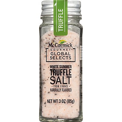 McCormick Gourmet Global Selects White Summer Truffle Salt from France - Naturally Flavored - 3 Oz - Image 1