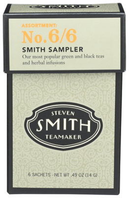 Smith Tea Sampler Carton - 6 Piece - albertsons