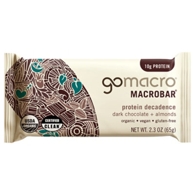GoMacro Bar Drk Choc Chip Almnd - 2.3 Oz - Image 2
