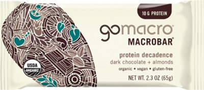 GoMacro Bar Drk Choc Chip Almnd - 2.3 Oz - Image 1
