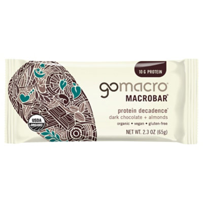 GoMacro Bar Drk Choc Chip Almnd - 2.3 Oz