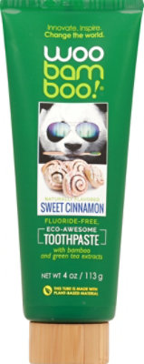 WooBamboo Toothpaste Sweet Cinnamon - 4 Oz - Image 2