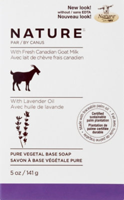 Canus Nature Soap Pure Vegetable With Fresh Goats Milk Lavender Oil - 5 Oz - Image 2