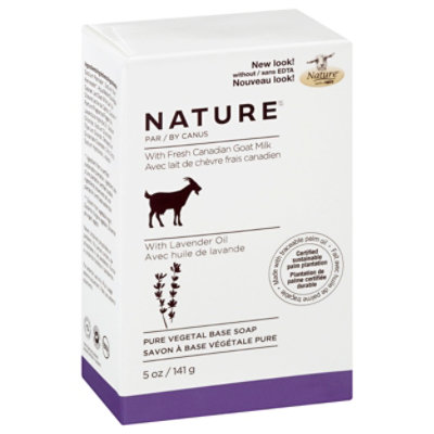 Canus Nature Soap Pure Vegetable With Fresh Goats Milk Lavender Oil - 5 Oz - Image 1