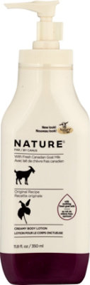 Canus Nature Lotion Moisturizing With Fresh Goats Milk Original Formula - 11.8 Oz - Image 2