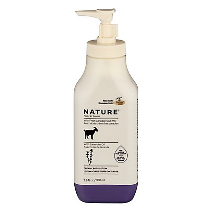 Canus Nature Lotion Moisturizing With Fresh Goats Milk Lavender Oil - 11.8 Oz - Image 3