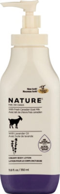 Canus Nature Lotion Moisturizing With Fresh Goats Milk Lavender Oil - 11.8 Oz - Image 2