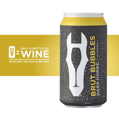 Dark Horse Sparkling Brut Wine In Can - 375 Ml - Image 4