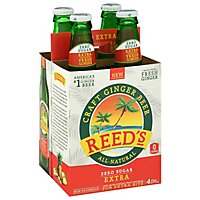Reeds Beer Craft Ginger Zero Sugar Extra - 4-12 Fl. Oz. - Image 1