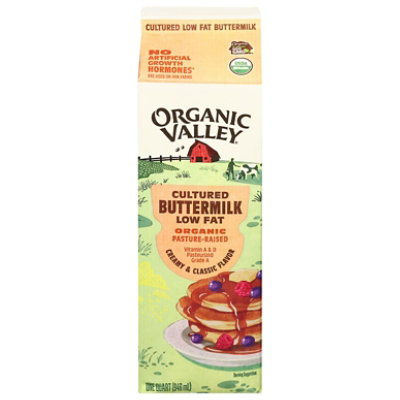 Organic Valley Buttermilk Cultured Lowfat 1 Quart - 946 Ml - Image 2