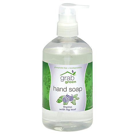 Grab Green Hand Soap Thyme With Fig Leaf - 12 Fl. Oz.