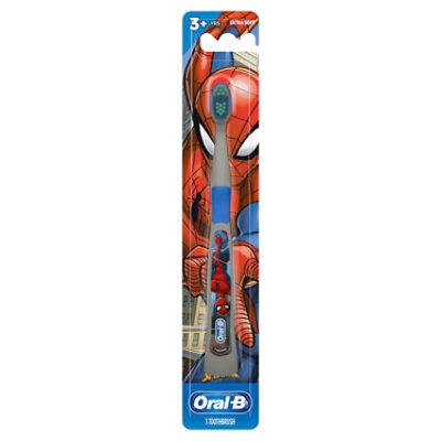 Oral-B Marvels Spiderman Manual Toothbrush for Kids 3+ Soft Bristles - Each - Image 8
