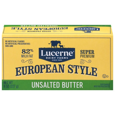 Lucerne European Style Unsalted Butter - 8 Oz - Image 4