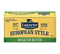 Lucerne European Style Unsalted Butter - 8 Oz