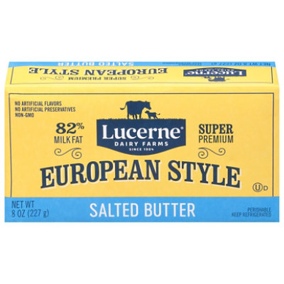 Open Nature Butter European Style Salted - 8 Oz