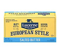 Lucerne Eruropean Style Salted Butter - 8 Oz