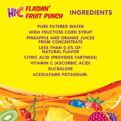 Hi-C Flashin Fruit Punch Cartons 6 Fl Oz 8 Pack - 48 Fl. Oz. - Image 5