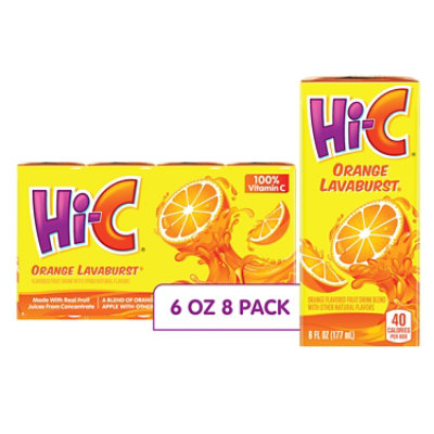 Hi C Orange Lavaburst Cartons - 48 Fl. Oz. - Image 1