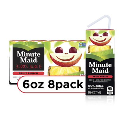 Minute Maid Fruit Punch Juice Cartons - 8-6 Fl. Oz. - Image 1