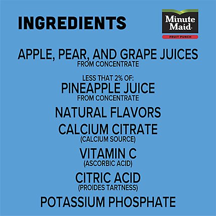 Minute Maid Fruit Punch Juice Cartons - 8-6 Fl. Oz. - Image 5