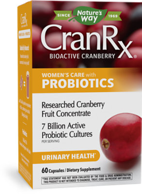 Natures W Cranrx Wmns Probiotics - 60 Oz - Image 1