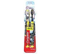 Colgate Kids Extra Soft Manual Toothbrush Batman with Suction Cup - 2 Count