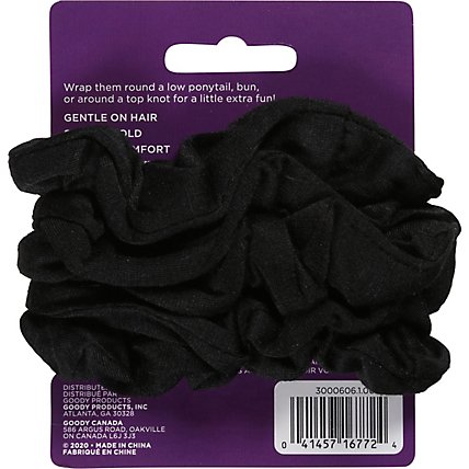 Goody Ouchless Scrunchie Black Medium - 5 Count - Image 3