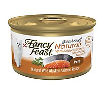 Fancy Feast Gourmet Naturals Wild Alaskan Salmon Wet Cat Food - 3 Oz