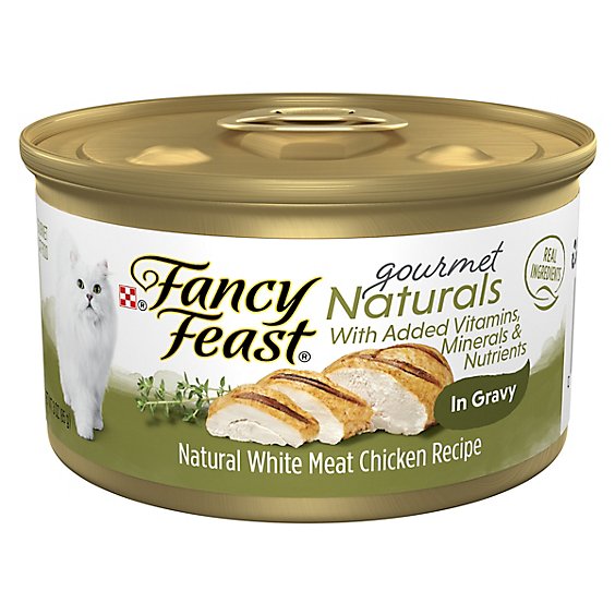 Fancy Feast Gourmet Naturals White Meat Chicken Wet Cat Food - 3 Oz