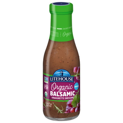 Litehouse Organic Dressing Vinaigrette Balsamic - 11.25 Fl. Oz.