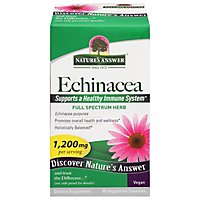 Natures Answer Echinacea Herb Capsules - 90 Count - Image 1