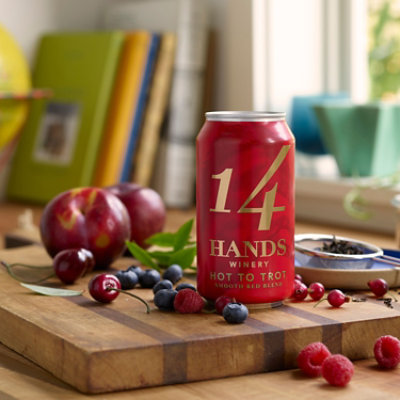 14 Hands Hot To Trot Red Blend Wine In Can - 355 Ml - Image 2