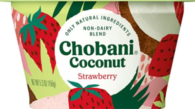 Chobani Yogurt Non Dairy Coconut Based Strawberry - 5.3 Oz
