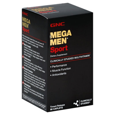 GNC Mega Men Sport Multi - 90 Count - Image 1