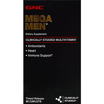 GNC Mega Men Multi 90 Ct - 90 Count - Image 2