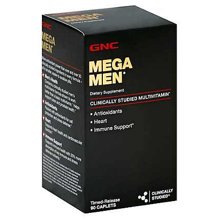 GNC Mega Men Multi 90 Ct - 90 Count - Image 1