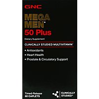 GNC Mega Men 50 Plus Multi 60ct - 60 Count - Image 2