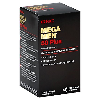 GNC Mega Men 50 Plus Multi 60ct - 60 Count - Image 1