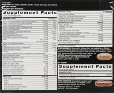 GNC Mens Sport Vitapak - 30 Count - Image 5