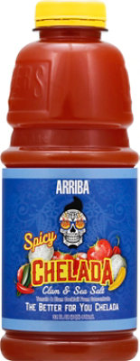 Langers Arriba Chelada Spicy Clam & Sea Salt - 32 Fl. Oz. - Image 2