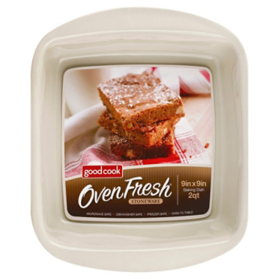 Good Cook Oven Fresh Stoneware Baking Dish 9 x 9 Inch - Each - Image 1